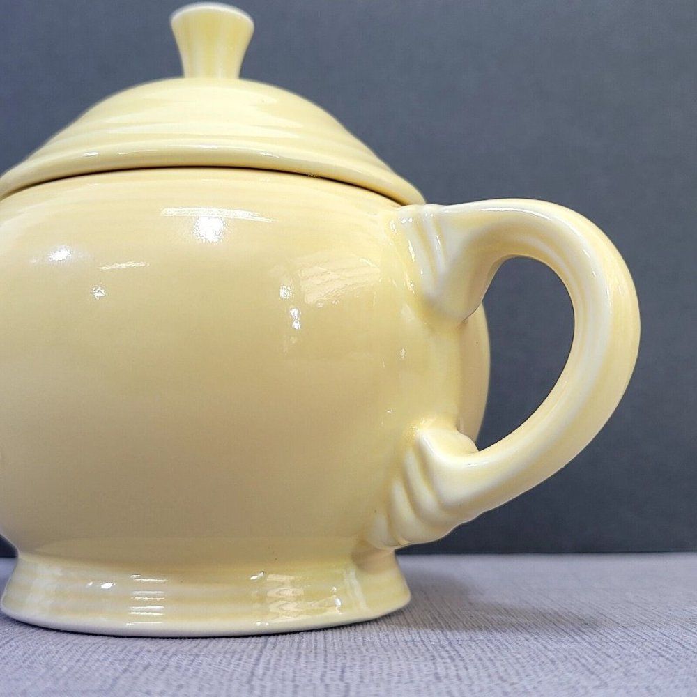 Fiestaware My First Fiesta HLC Yellow Child's Teapot & Lid 2 Cup Retired - Picture 6 of 13